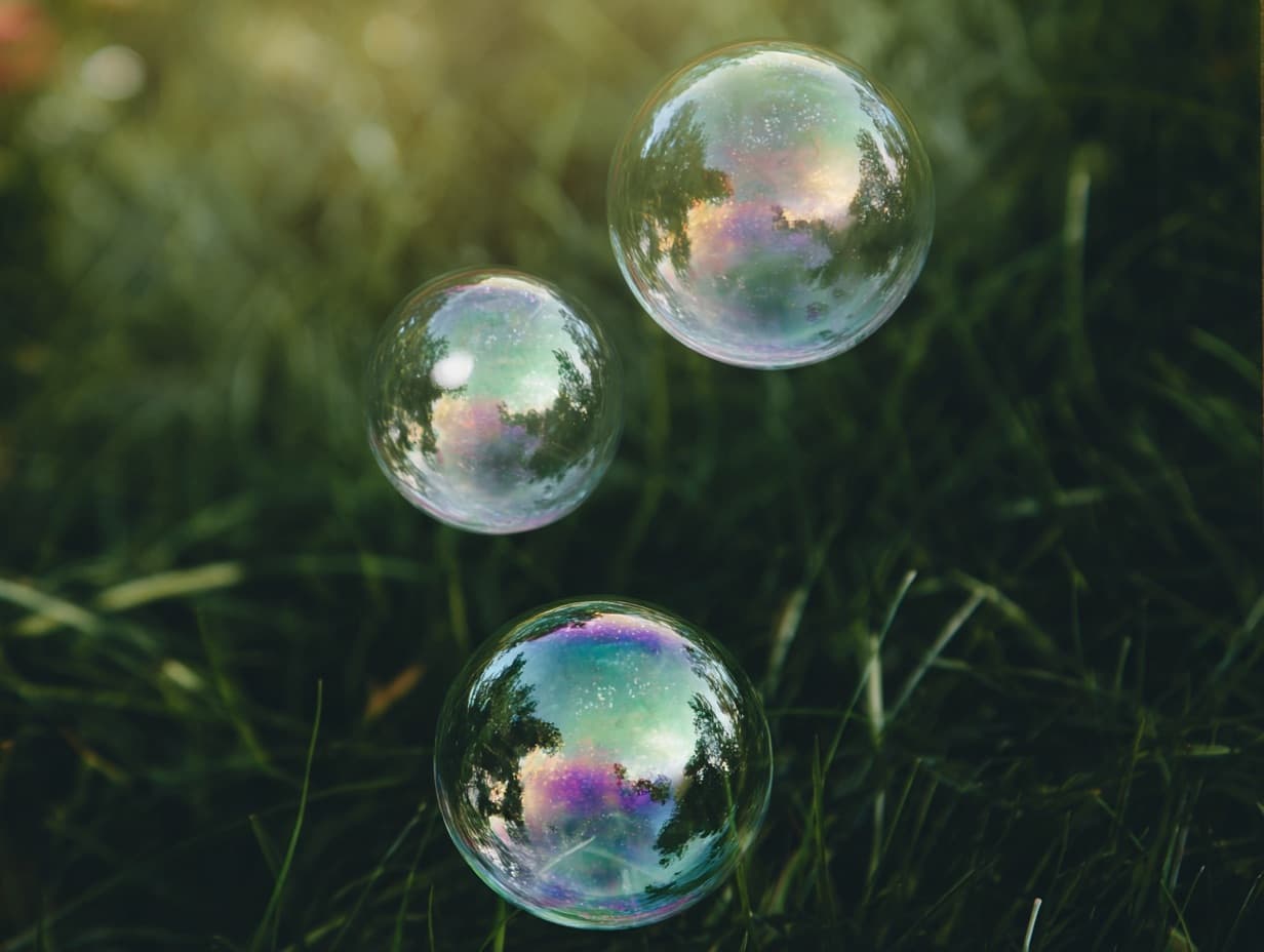 Abstract translucent artwork